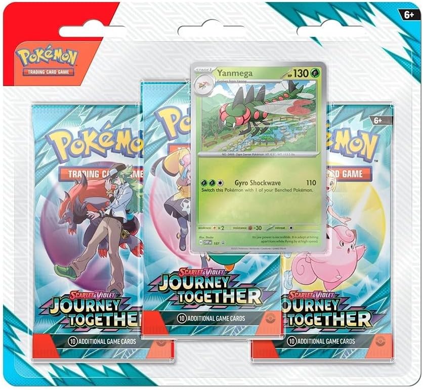 Pokemon TCG Scarlet & Violet 9 Journey Together Three Booster Blister