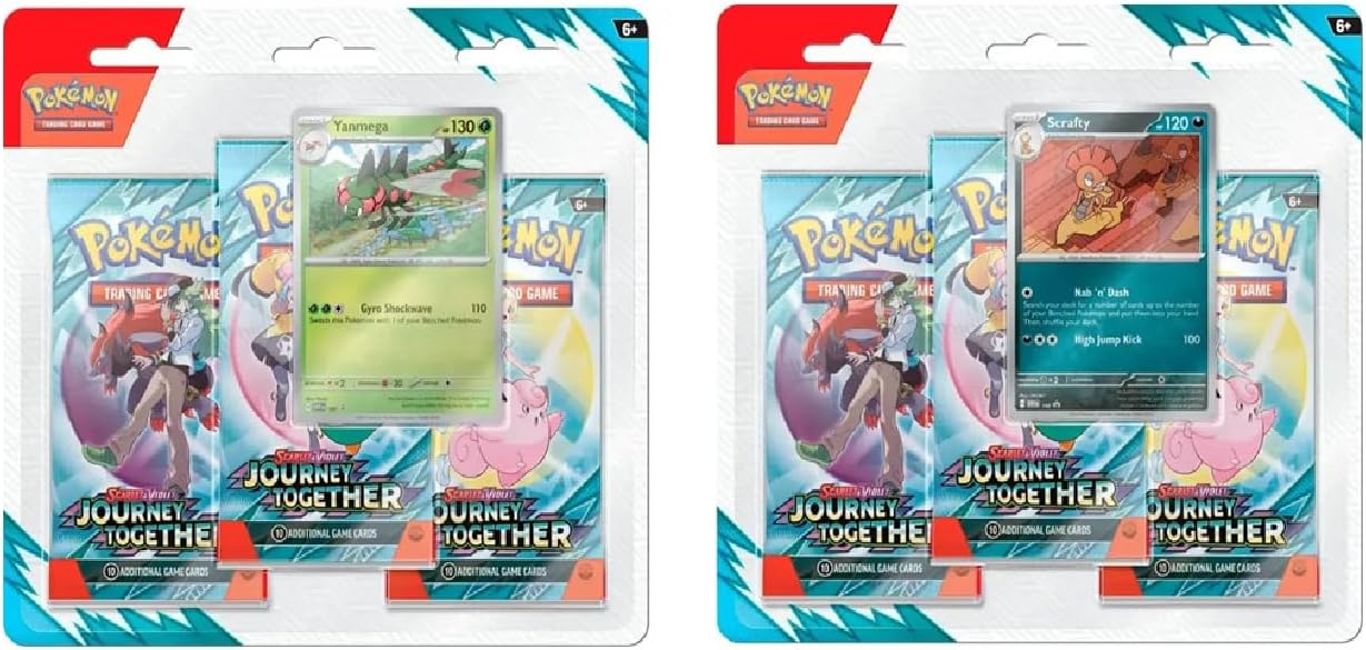 Pokemon TCG Scarlet & Violet 9 Journey Together Three Booster Blister